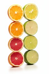 Obraz premium Different types of citrus fruits