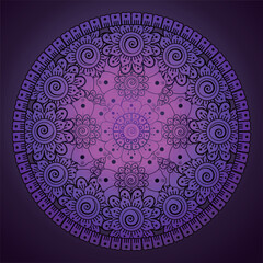 Elegant luxury mandala pattern background, circular pattern vector design