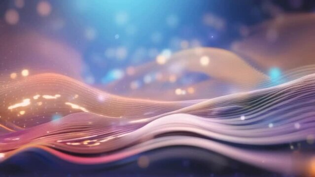 Wave abstract on the boken background