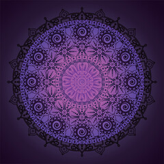 Elegant luxury mandala pattern background, circular pattern vector design