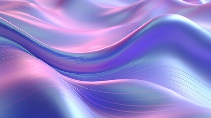 Soothing Holographic Rhythms: Hypnotic rhythms play out in calming holographic waves.
