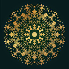 Elegant luxury mandala pattern background, circular pattern vector design