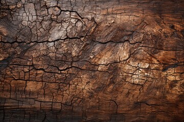 Cracked Weathered Wooden Surface