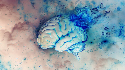 Cerebro humano - obrazy, fototapety, plakaty