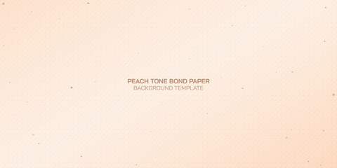 Wood free uncoated paper rought texture pattern peach tone background vector illustration. Blank used bond paper peach background.