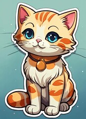 Fototapeta premium cute little cat