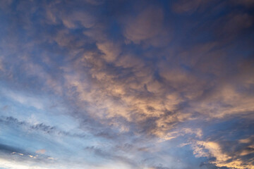 sunset on a cloudy day