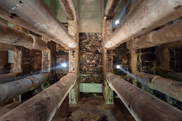 Abydos, Temple of Seti I, wide angle lens, temples of ancient Egypt, ancient civilizations