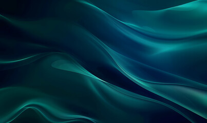 Obraz premium A dark blue-green vector background with a colorful blur gradient,Generative AI 