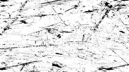 Grunge overlay texture. Distress texture for your design. Vector urban background. Rough black and white texture vector. Distressed overlay texture. Grunge background. Abstract textured effect. 