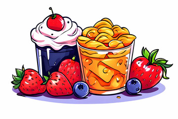 delicious fruit dessert
Generative AI
