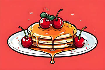 Delicious honey-flowing pancakes
Generative AI