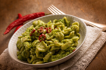 orecchiette with broccoli and anchovies traditional italian recipe - 771411860