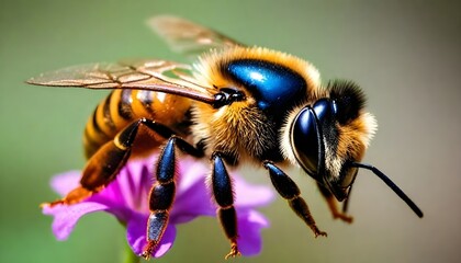 A coloful honey bee (122)