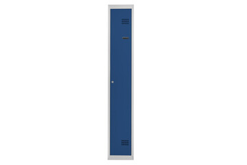 Blue lockers for locker room. Change room metal box