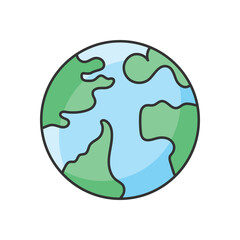 Globe vector icon