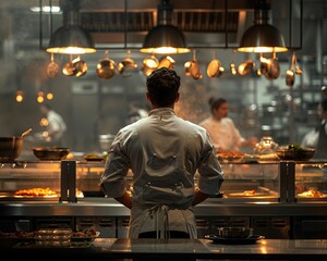 chef in kitchen