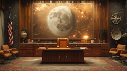 version of the interior of the office of the head of NASA