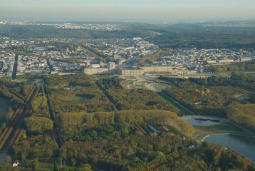 Chateau de Versailles vu du ciel