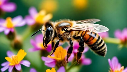 A coloful honey bee (10)