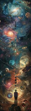 Design a visually striking image featuring lesser-known scientists in a frontal view Emphasize their unique contributions and showcase their impact on their respective fields
