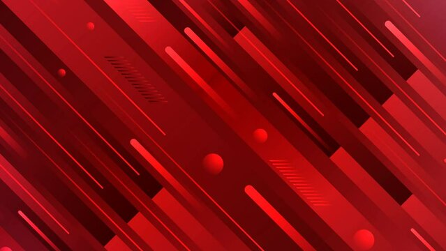 Dark   red and golden abstract tech geometric motion background. Seamless looping. Video animation Ultra HD 4K	
