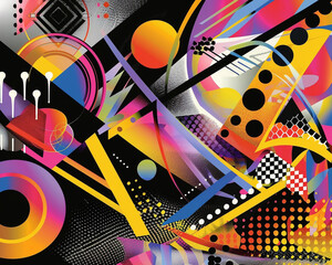 Sweet As Hell Abstract Art Design