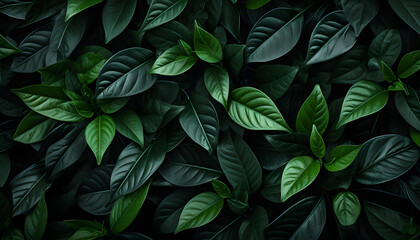 Verdant Whispers: A Captivating Close-up of Natures Lush Green Symphony