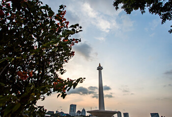 National Monument (Monas), the most historic and famous landmark in Jakarta, the capital of...