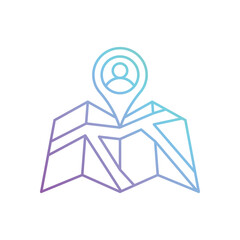 User Location vector icon