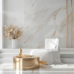 White luxury room 