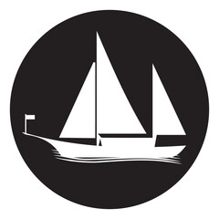 vector illustration of ship icon images