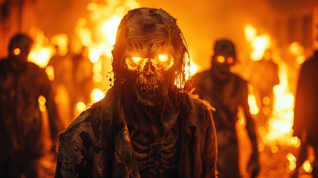 zombie halloween, all saints day