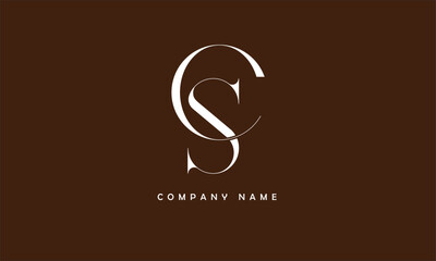 SC, CS, S, C Abstract Letters Logo Monogram