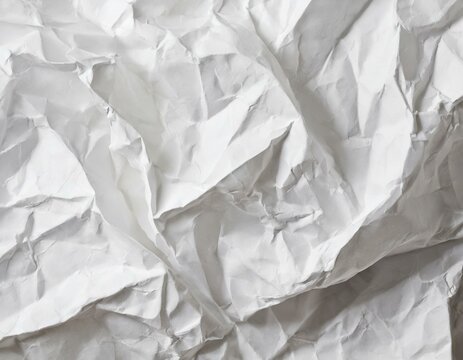 Wei&szlig;es Zerknittertes wei&szlig;es Papier textur Hintergr&uuml;nde