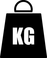 Art & Illustration of weight in kgs - obrazy, fototapety, plakaty