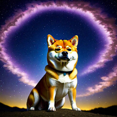 funny doji in the sky, Generative AI
