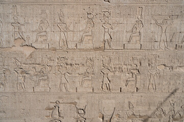 Fototapeta na wymiar Temple of Esna, Temple of Khnum, hieroglyphs, ancient Egypt, ancient civilizations