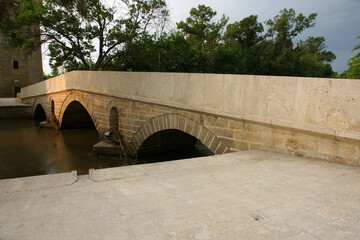 Historical Fatih Bridge - Edirne - TURKEY