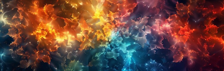 colorful bright explosion for background