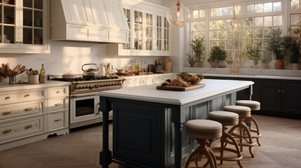 modern kitchen interior  high definition(hd) photographic creative image
