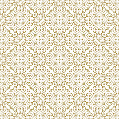 luxury golden swirl embroidery thai decorative fabric textile and wedding invitation card seamless ethnic pattern 