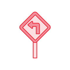 Traffic Sign vector icon