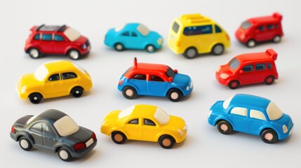 3D puffy different and beautiful stickers of cars for children 