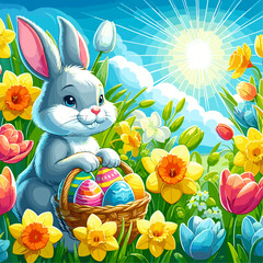 Happy Easter Vector Illustration