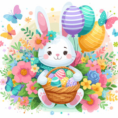 Happy Easter Vector Illustration