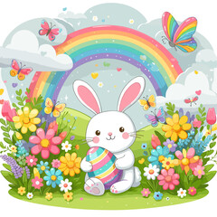 Happy Easter Vector Illustration