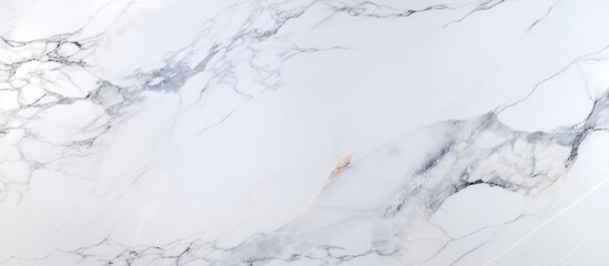 A close up of a white marble texture resembling a snowcovered slope, freezing twigs, and an ice cap. It evokes a winter event with frost, cumulus clouds, and a glacial landform - obrazy, fototapety, plakaty