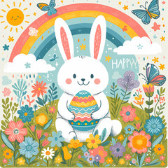 Happy Easter Vector Illustration