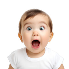 surprised happy cute baby